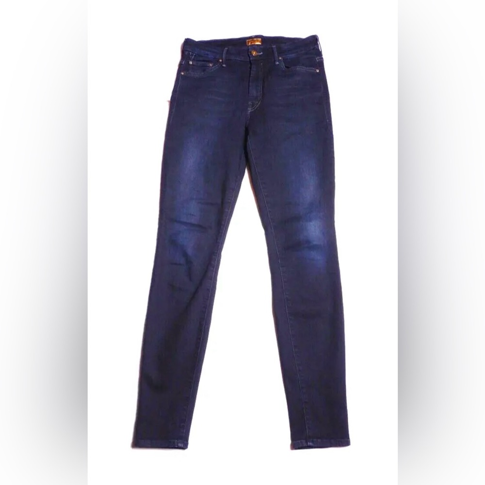 Mother Denim High Waisted Looker Skinny Jeans Coffee Tea Or Me Size 29 (29 X 30)